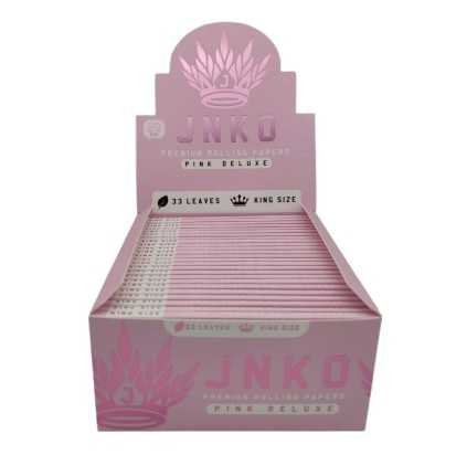Mostrar Papeles de liar JNKO Pink Deluxe | 33 Hojas | 50 piezas/display