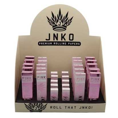 Display JNKO Pink Deluxe Cartine di Canapa + Filtri | 30pz/Display