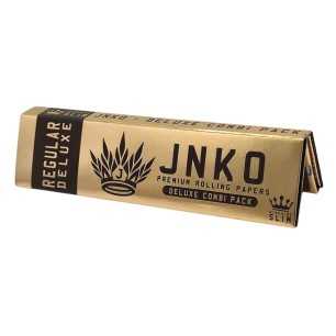 JNKO Regular Deluxe Rolling Papers | Combi Pack | Leaves + Tips 33pcs | Magnet Closure