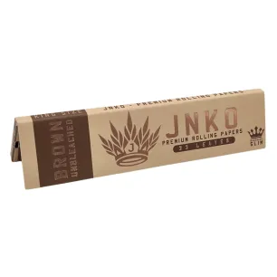 JNKO Feuilles à rouler marron non blanchies | 33 feuilles