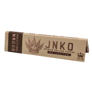 JNKO Feuilles à rouler marron non blanchies | 33 feuilles
