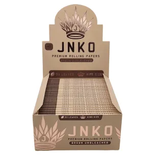 Afficher Feuilles à rouler JNKO marron non blanchies | 33 feuilles | 50 pièces/affichage