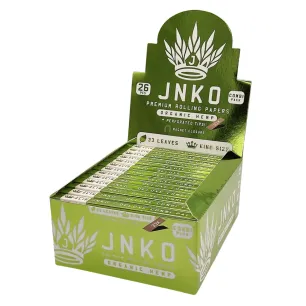 Afficher Feuilles à rouler en chanvre biologique JNKO | Pack combiné | Feuilles + Cartons 33pcs | Fermeture magnétique | 26 pièc