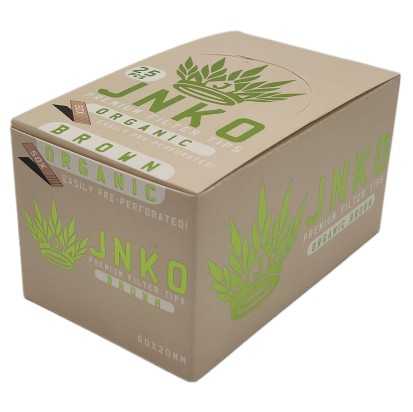 Afficher les cartons brun organique JNKO | Pré-perforé | 50 pièces/livret | 25 pièces/affichage