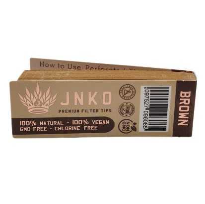 Filtros JNKO marrones sin blanquear | Preperforado | Folleto de 50 piezas.
